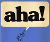cover image from Aha Insight book by Martin Gardener