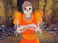 Dragon's Lair skeleton