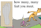 foot size and height