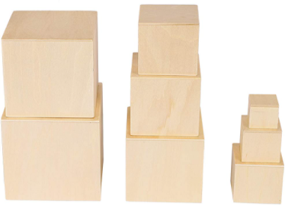 wooden stacking boxes from TOWO