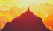 mountain-top meditation