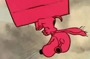 Snoopy upside down
