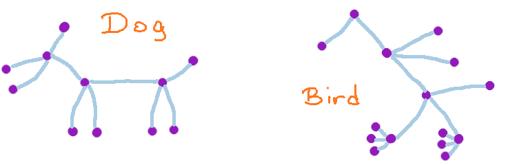 picture of the Dog and Bird graphs